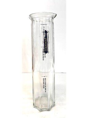 St Germain Cocktail Mixing Pitcher Tall Glass Carafe Elderflower Liquer Decanter